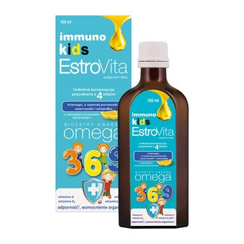 Poznaj Estrovita Immuno Kids – pierwszy krok do silnej odporności Twojego dziecka. 